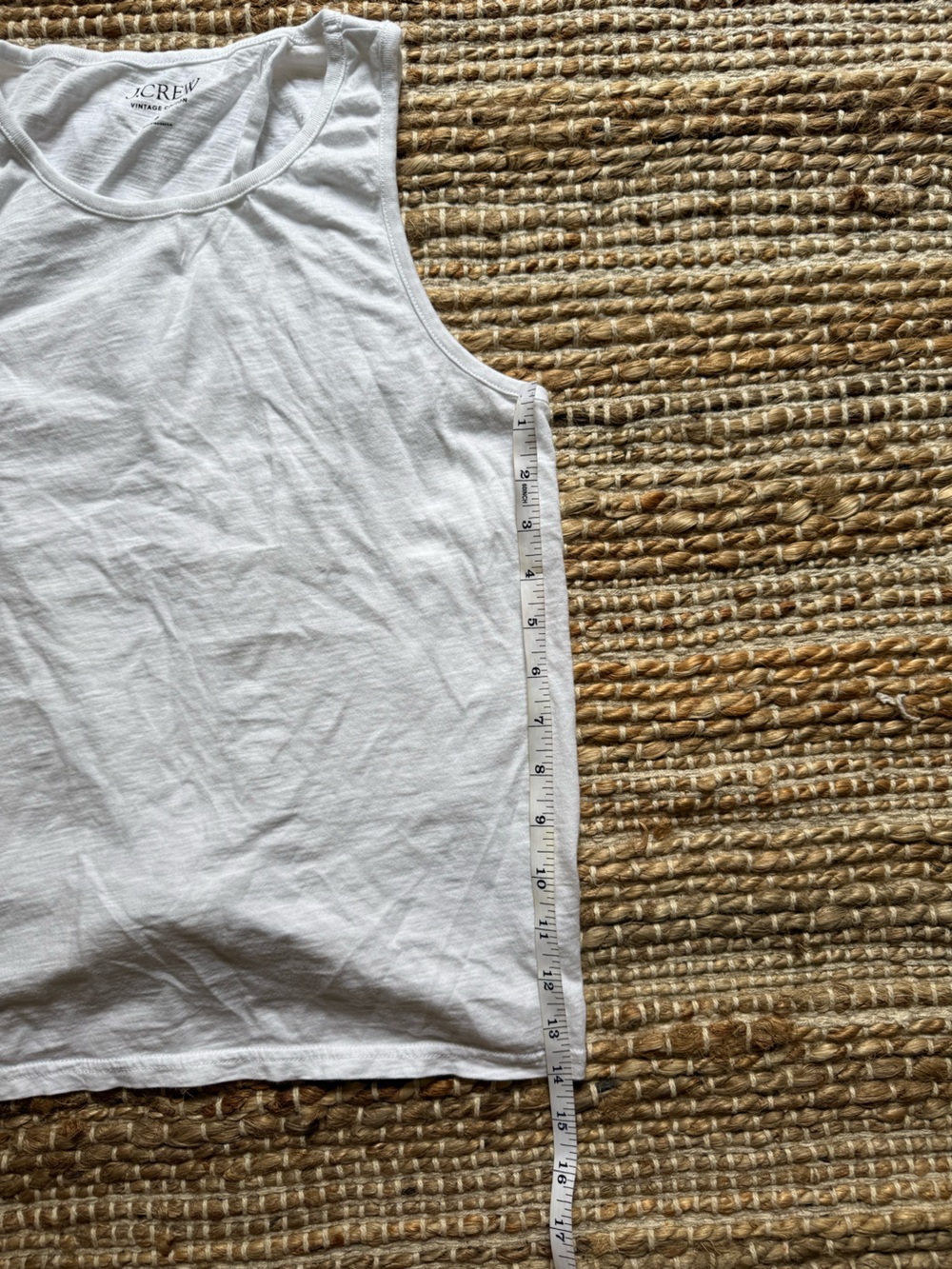 J. Crew White Tank Top - Picture 3 of 5